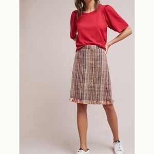 Anthropologie Maeve Tweed Skirt